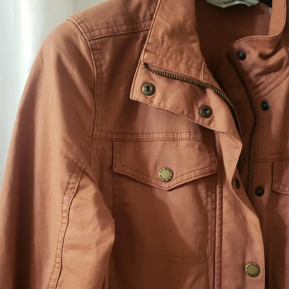 Rust Button-Up Jacket - Picture 2 of 12